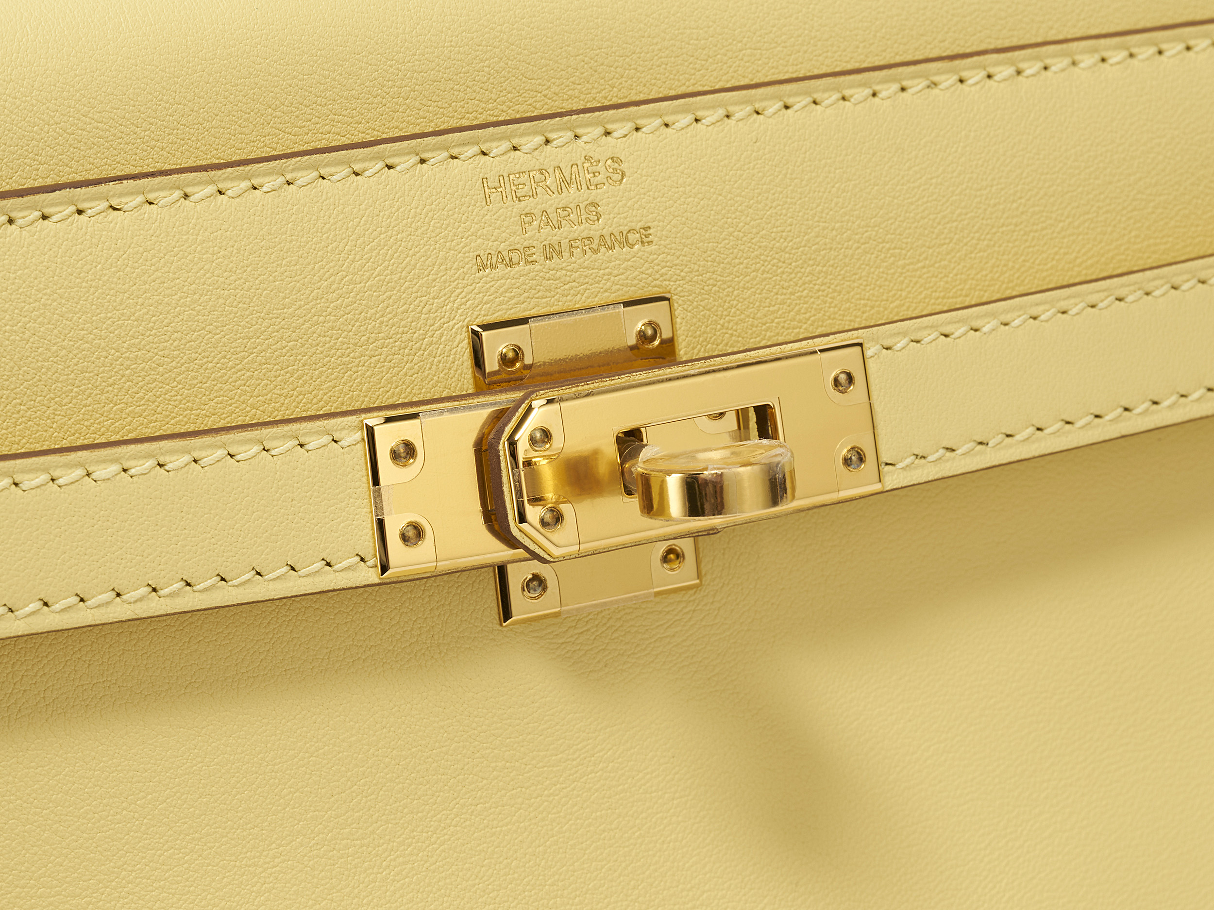 Hermes Birkin 25 Bag Jaune Poussin Gold Hardware Swift Leather