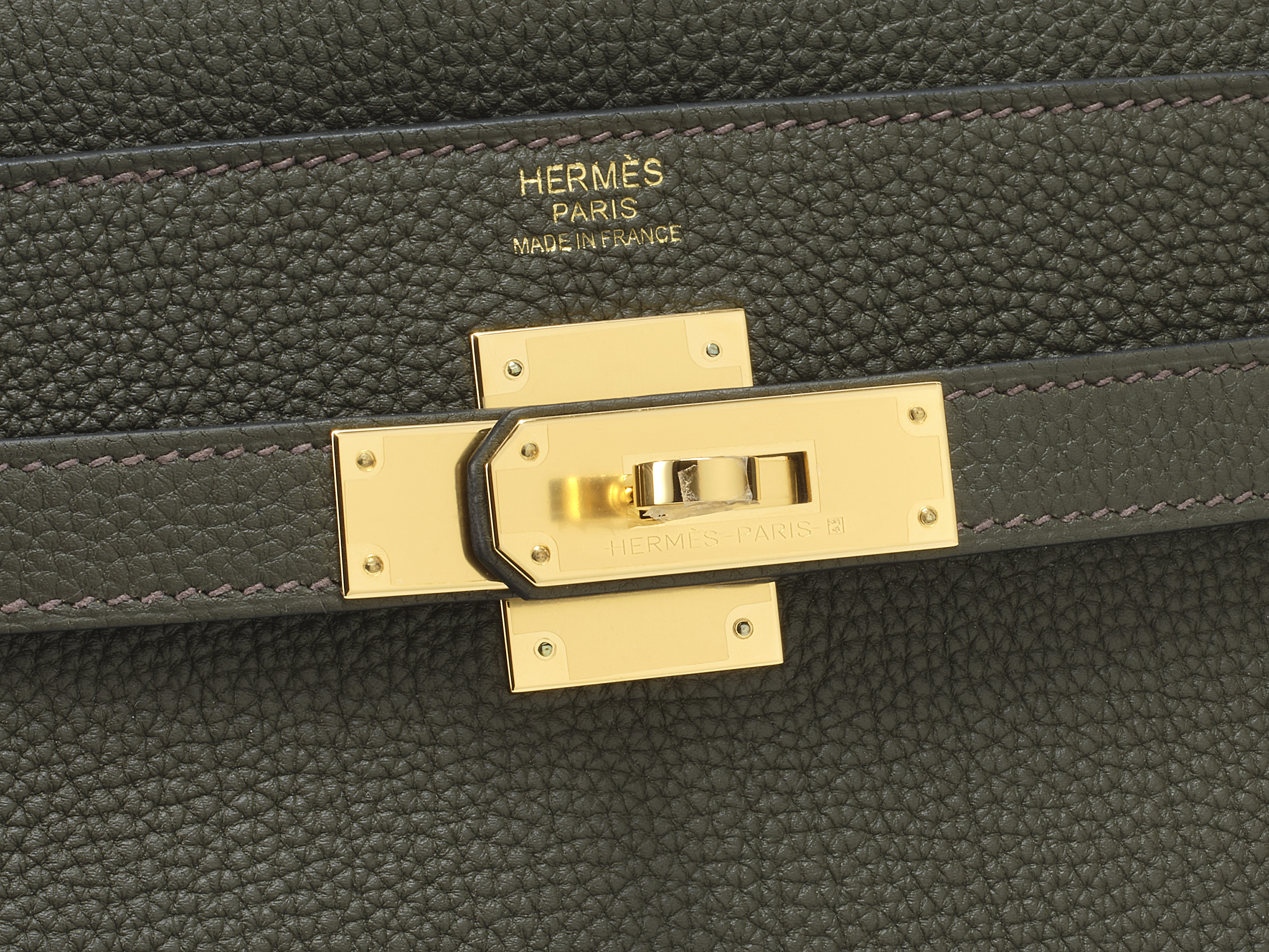Hermes Birkin 25 Vert de Gris Togo Gold Hardware