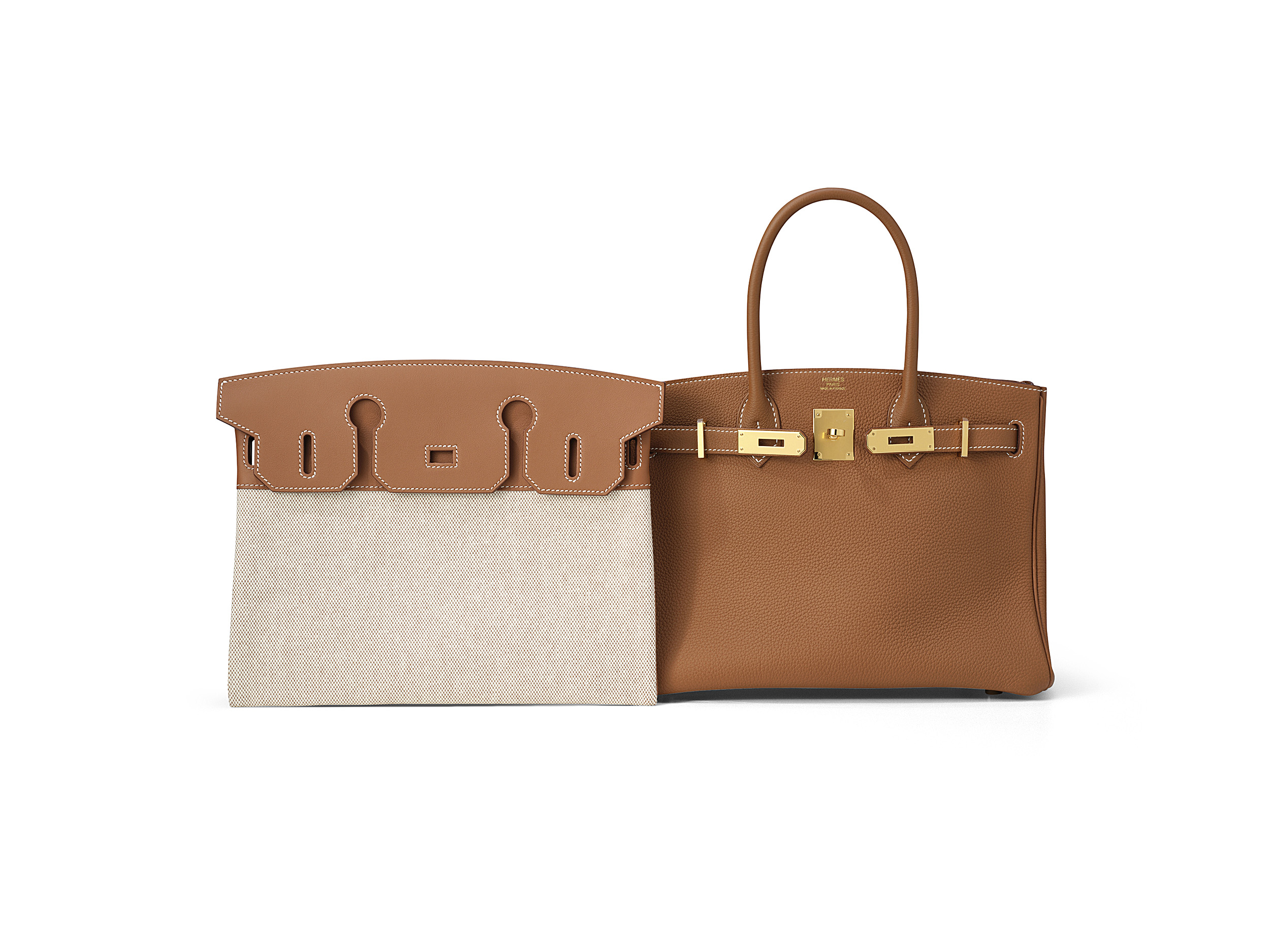 Birkin 3in1 Gold 30 Togo/Swift/Toile